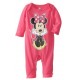 Minnie Mouse Pink Long Sleeve Romper 